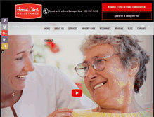 Tablet Screenshot of homecareassistanceoklahoma.com